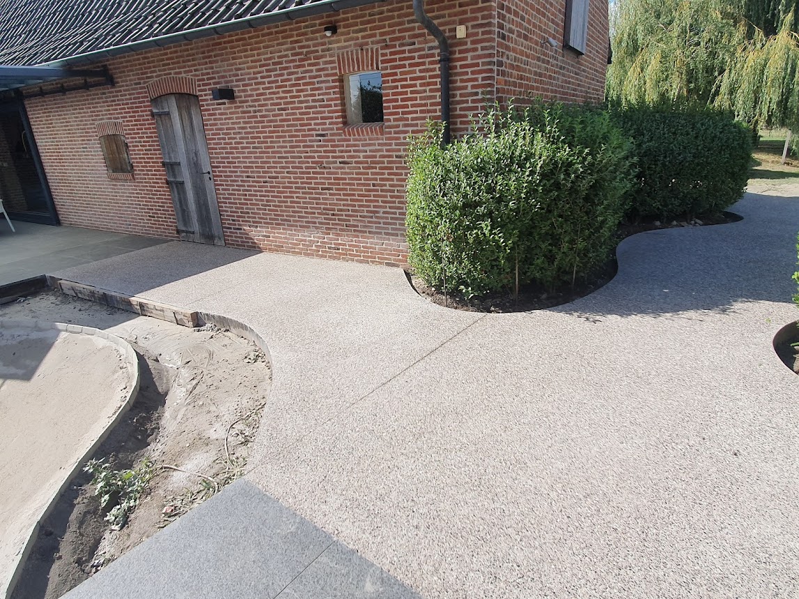Projecten Uitgewassen Beton oprit