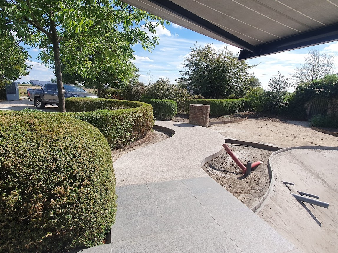 Projecten Uitgewassen Beton oprit