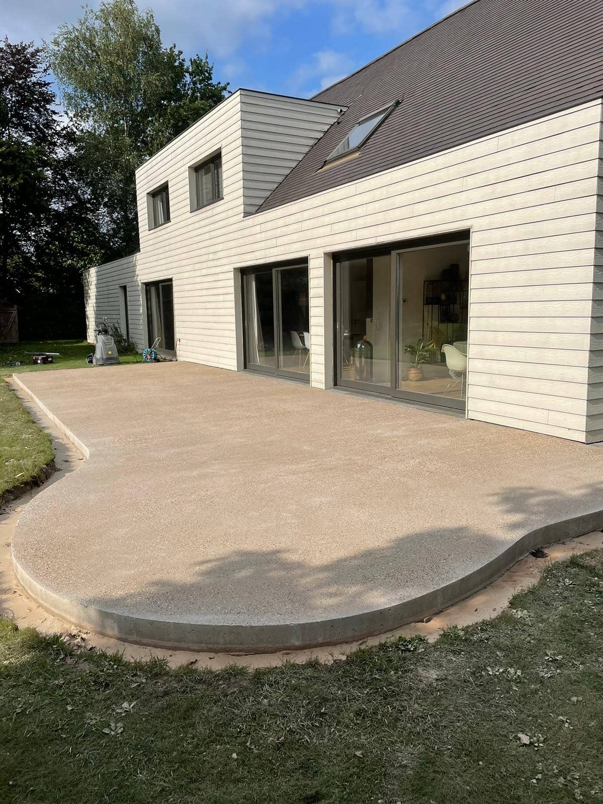 Projecten Uitgewassen Beton Terras
